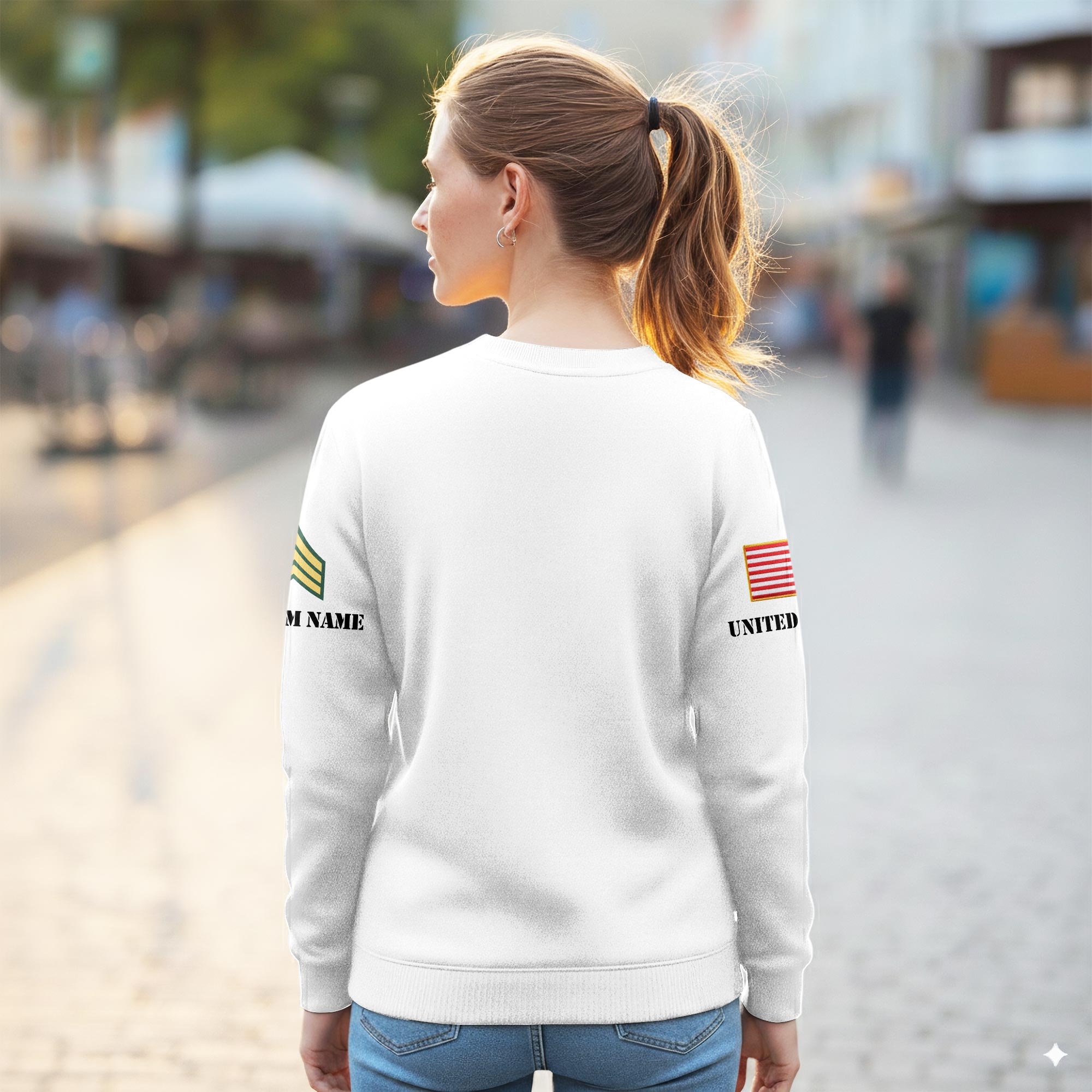 US Army, Served With Pride - Women Sweatshirt - Image 3