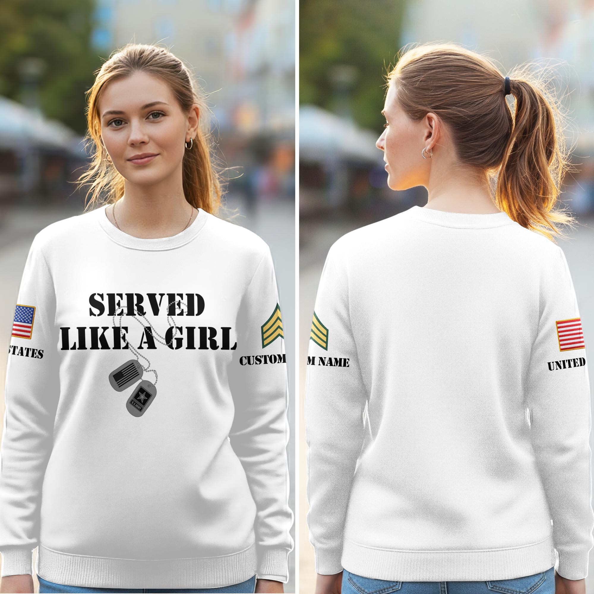 US Army, Served With Pride - Women Sweatshirt