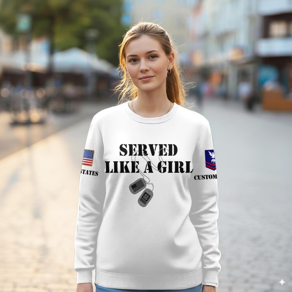 US Coast Guard, Semper Paratus - Women Sweatshirt - Image 2