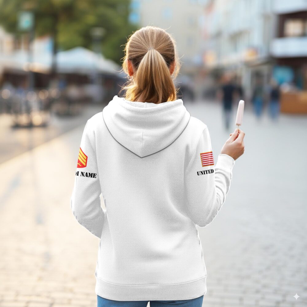 US Marine Corps, I Walked The Walk - Women Hoodie - Image 3