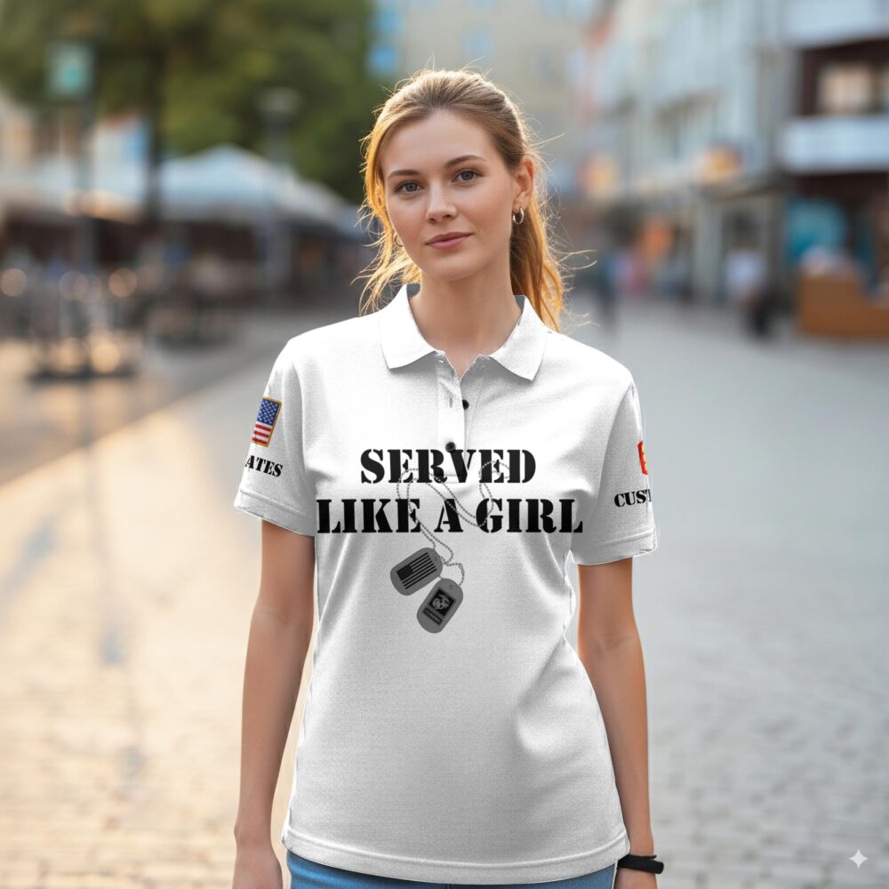 US Marine Corps, Semper Fidelis - Women Polo Shirt - Image 2