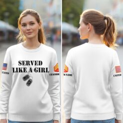 US Marine Corps, E 8 Marines First Sergeant - Women Sweatshirt