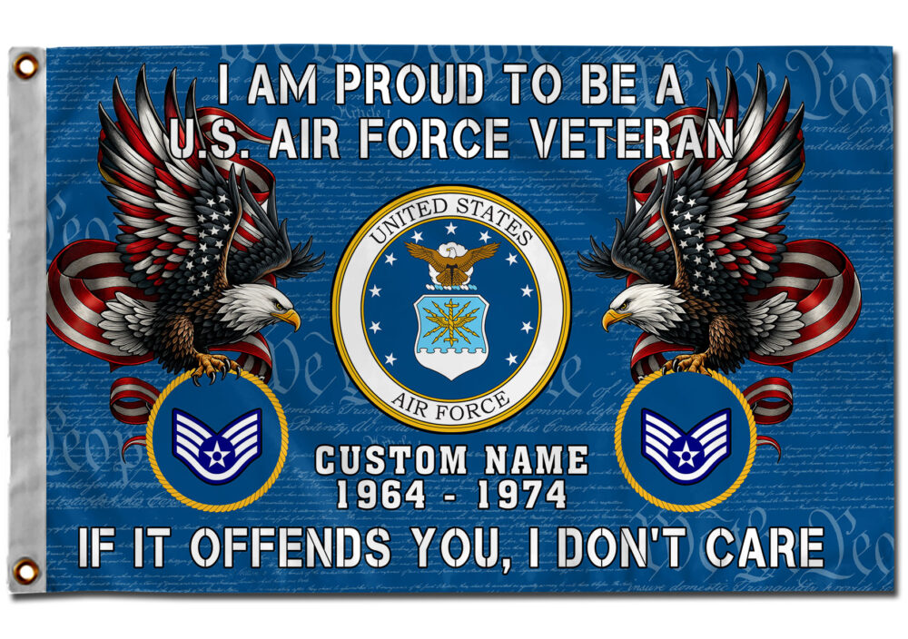 US Air Force , Served With Pride - Flying Flag 4×6 Feet(123×183 Cm) - Image 2