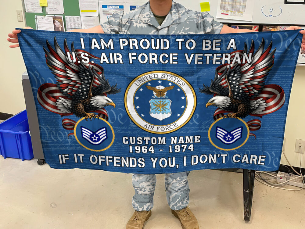 US Air Force , Served With Pride - Flying Flag 4×6 Feet(123×183 Cm) - Image 3