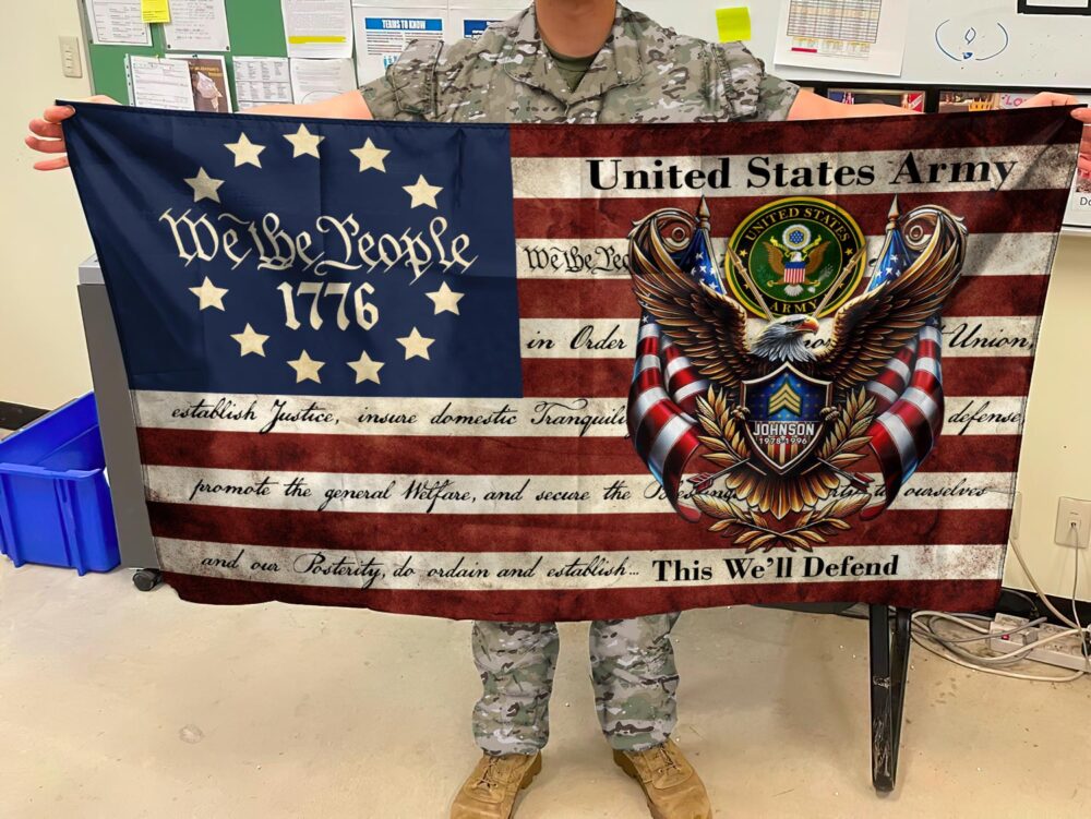 US Army, Once A Soldier, Always A Soldier - Flying Flag 2×3 Feet(60×90 Cm) - Image 2