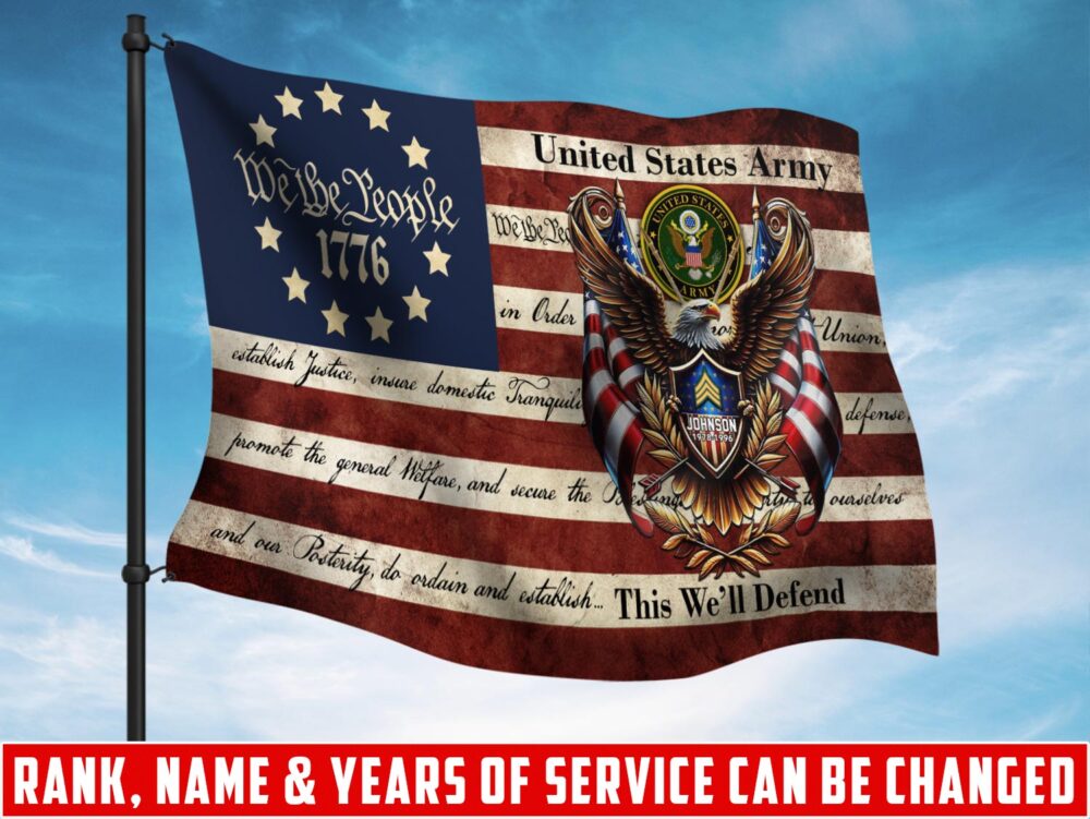 US Army, Once A Soldier, Always A Soldier - Flying Flag 2×3 Feet(60×90 Cm)