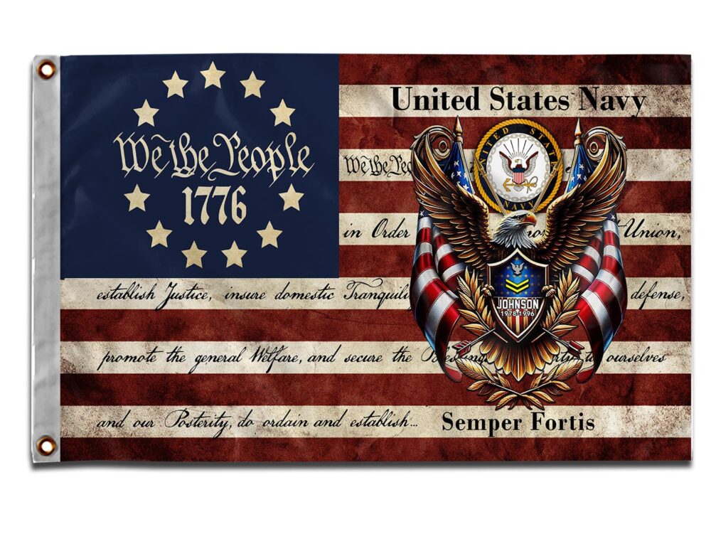 US Navy, The Sea is Ours - Flying Flag 2×3 Feet(60×90 Cm) - Image 3