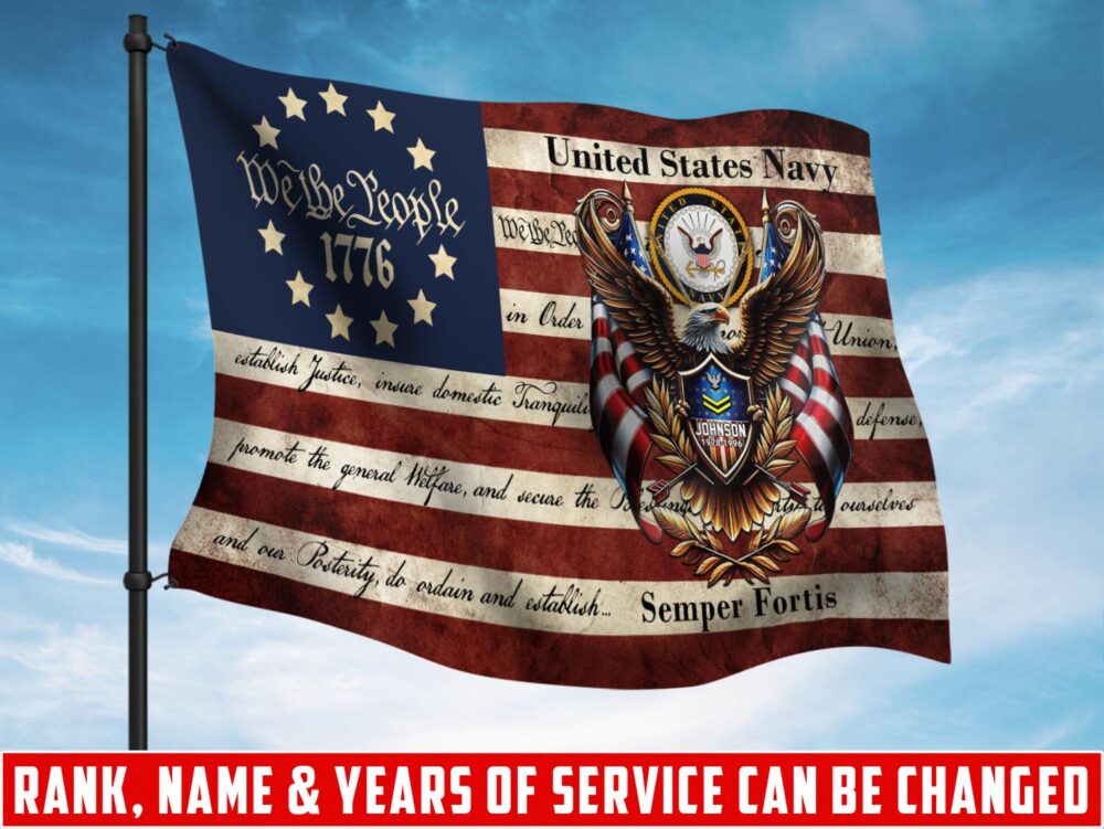 US Navy, The Sea is Ours - Flying Flag 2×3 Feet(60×90 Cm)