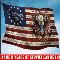 US Navy, E 5 Red - Flying Flag 3×5 Feet(90×150 Cm)