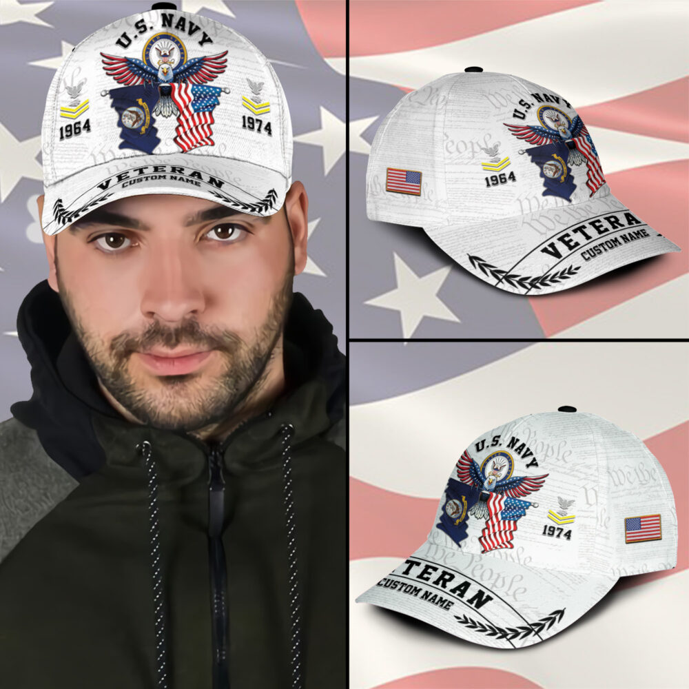 US Navy, By Sea, Air and Land - Classic Cap - Image 3