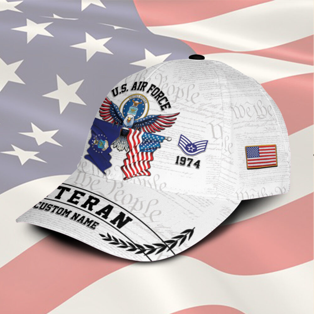 US Air Force, Land Of The Free, Because Of The Brave - Classic Cap - Image 2