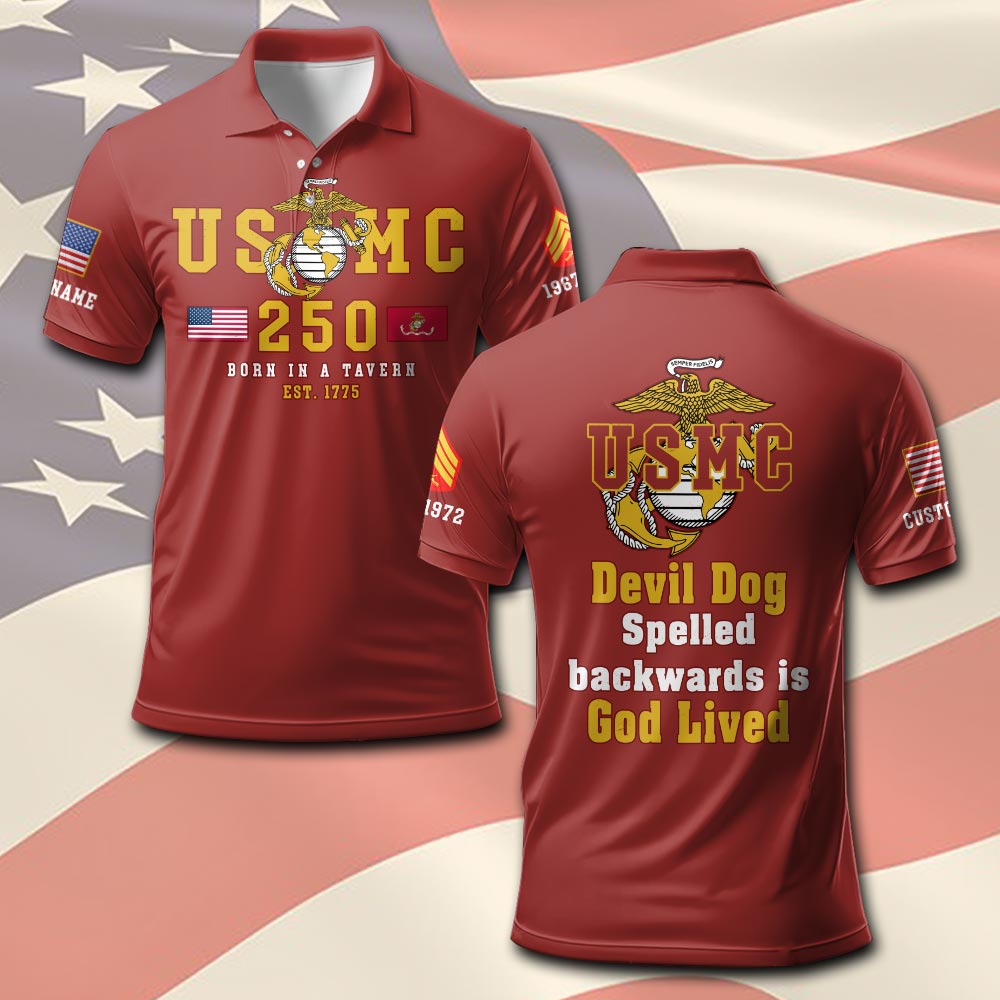 US Marine Corps, Served With Pride - Polo Shirt