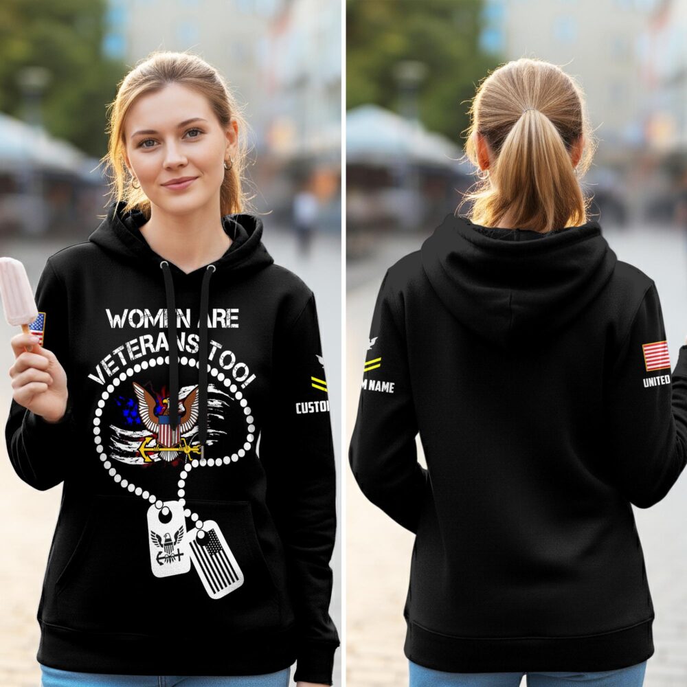 US Navy, E 3 White - Women Hoodie