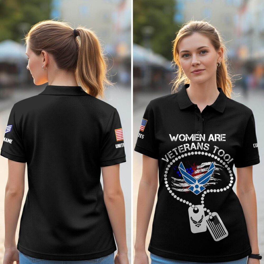 US Air Force , All Gave Some, Some Gave All - Women Polo Shirt
