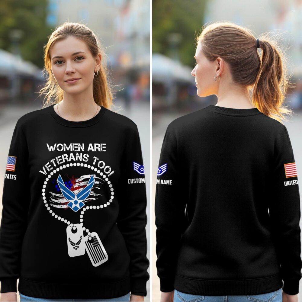 US Air Force , Life And Pride - Women Sweatshirt
