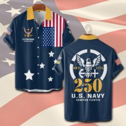 US Navy, E 9 Gold - Short Sleeve Button Shirt