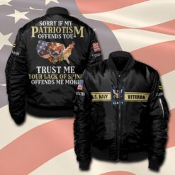 US Navy, No One Fights Alone - Bomber Jacket