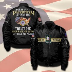 US Coast Guard, Duty, Honor, Country - Bomber Jacket