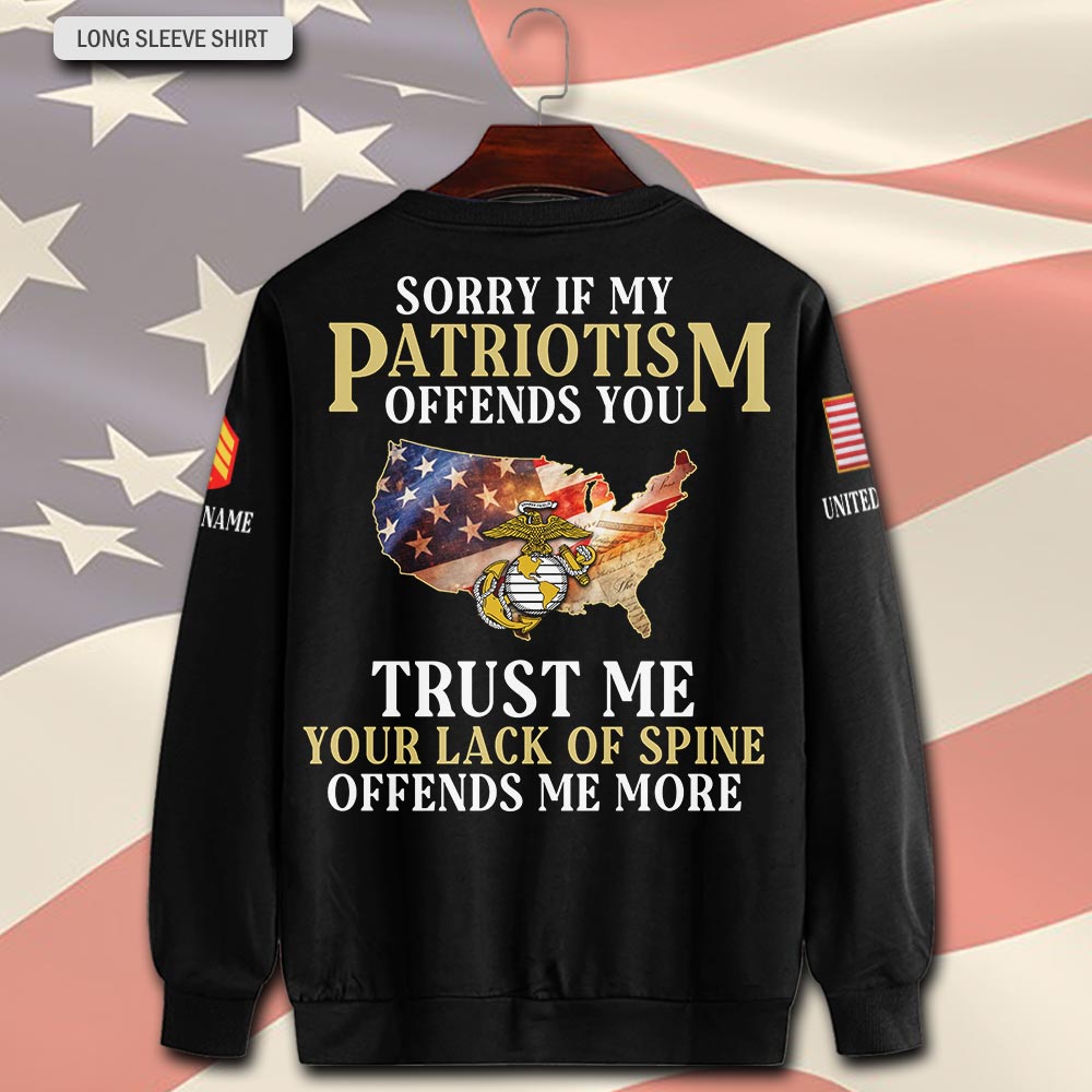 US Marine Corps, No One Gets Left Behind - Sweatshirt - Image 3
