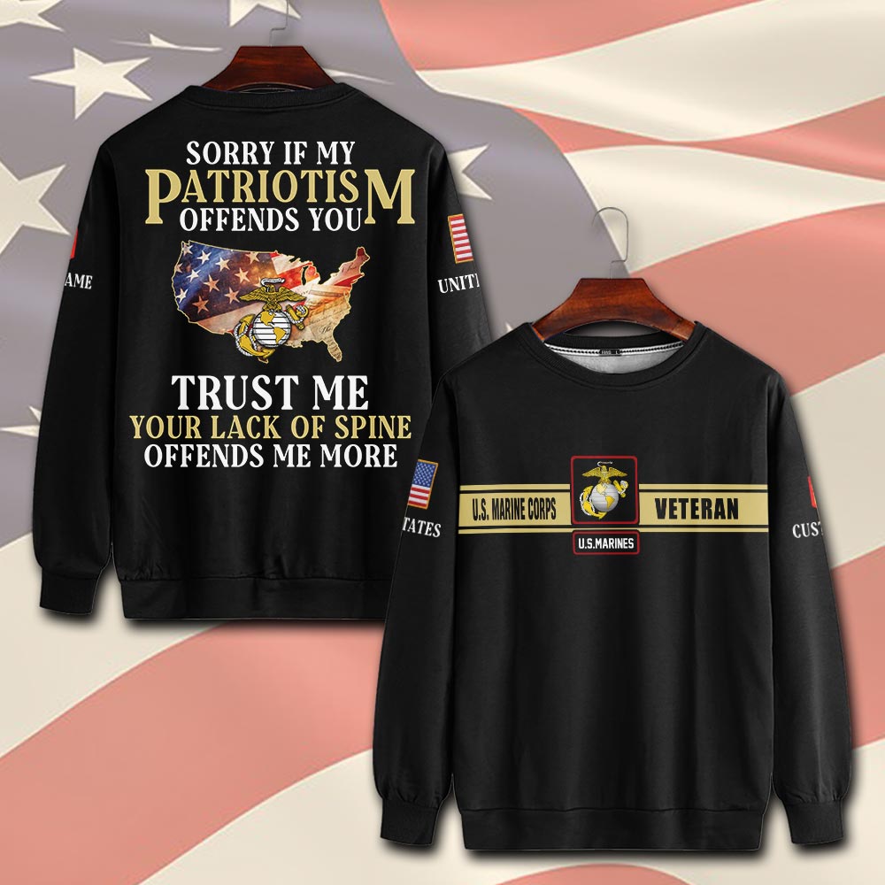 US Marine Corps, No One Gets Left Behind - Sweatshirt