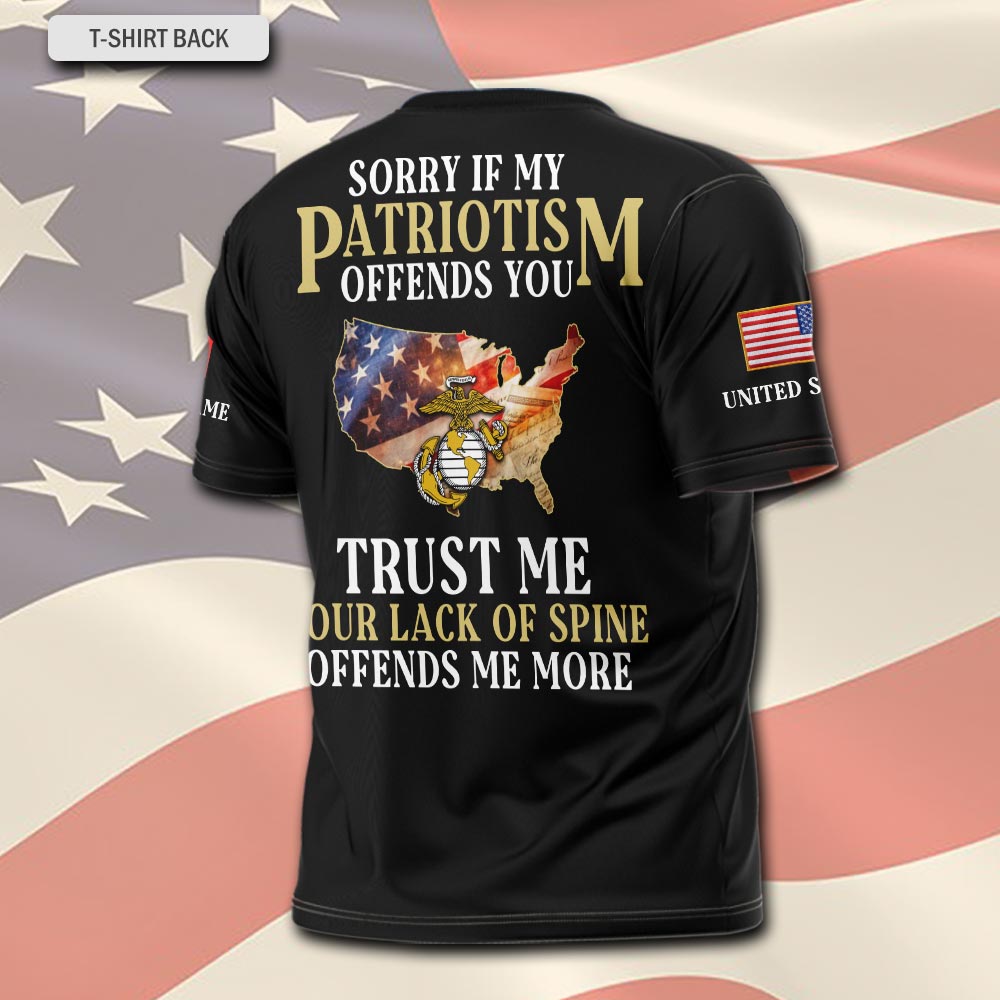 US Marine Corps, O 4 Marines Major - T-Shirt - Image 3