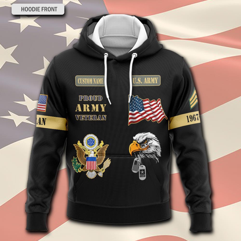 US Army, Thank a Veteran - Hoodie - Image 2