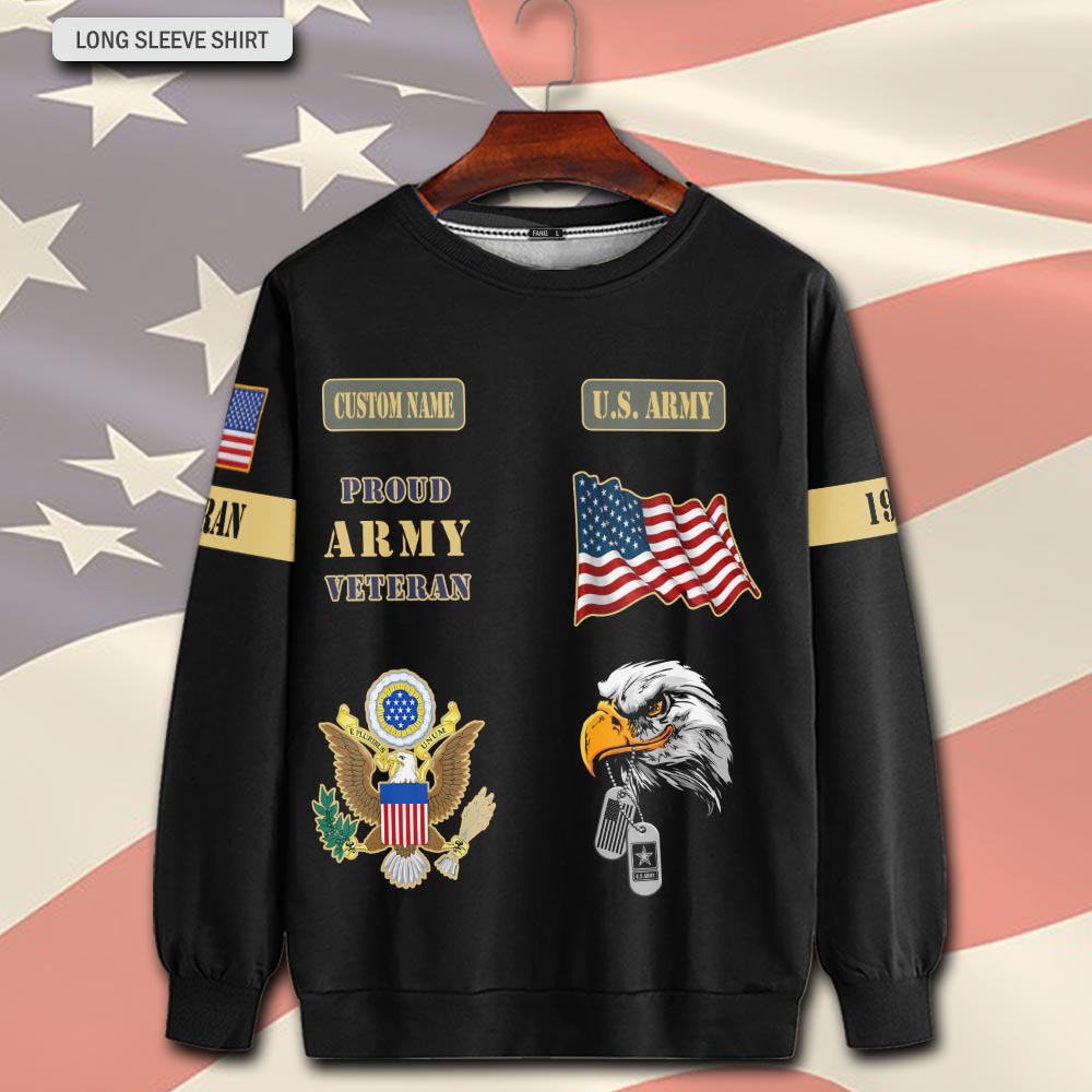 US Army, E 8 Army Master Sergeant - Sweatshirt - Image 2