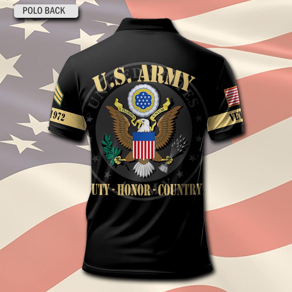 US Army, O 6 Army Colonel - Polo Shirt - Image 3