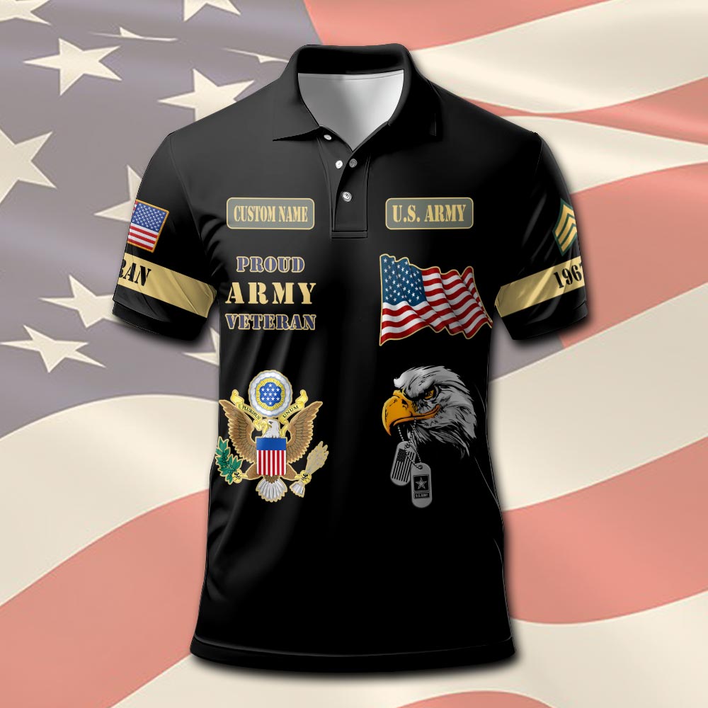 US Army, O 6 Army Colonel - Polo Shirt - Image 2