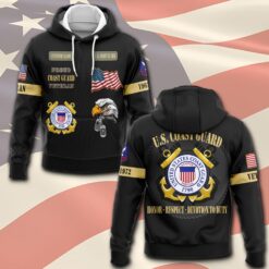 US Coast Guard, Honoring All Who Served - Hoodie