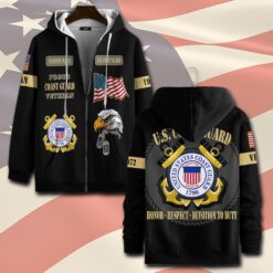 US Coast Guard, Served With Pride - Zip Hoodie