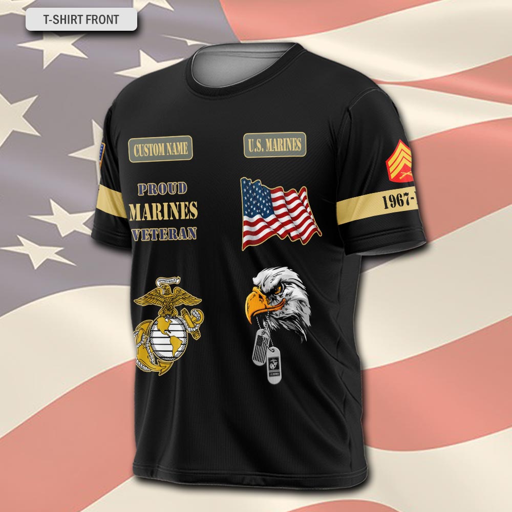 US Marine Corps, Served With Pride - T-Shirt - Image 2