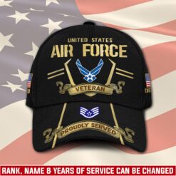 US Air Force, American By Birth, Veteran By Choice - Classic Cap