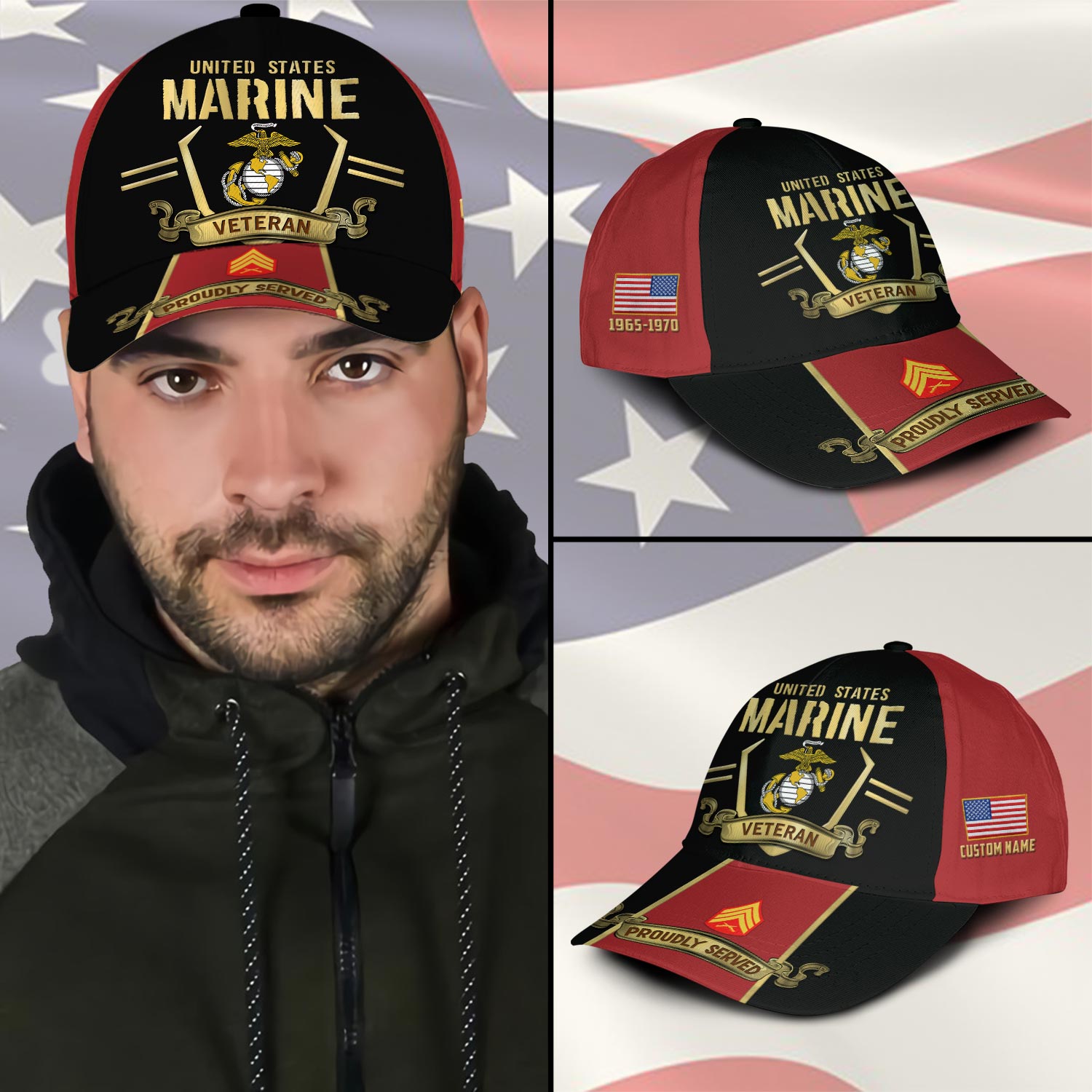 US Marine Corps, W 3 Marines Chief Warrant Officer 3 - Classic Cap - Image 3