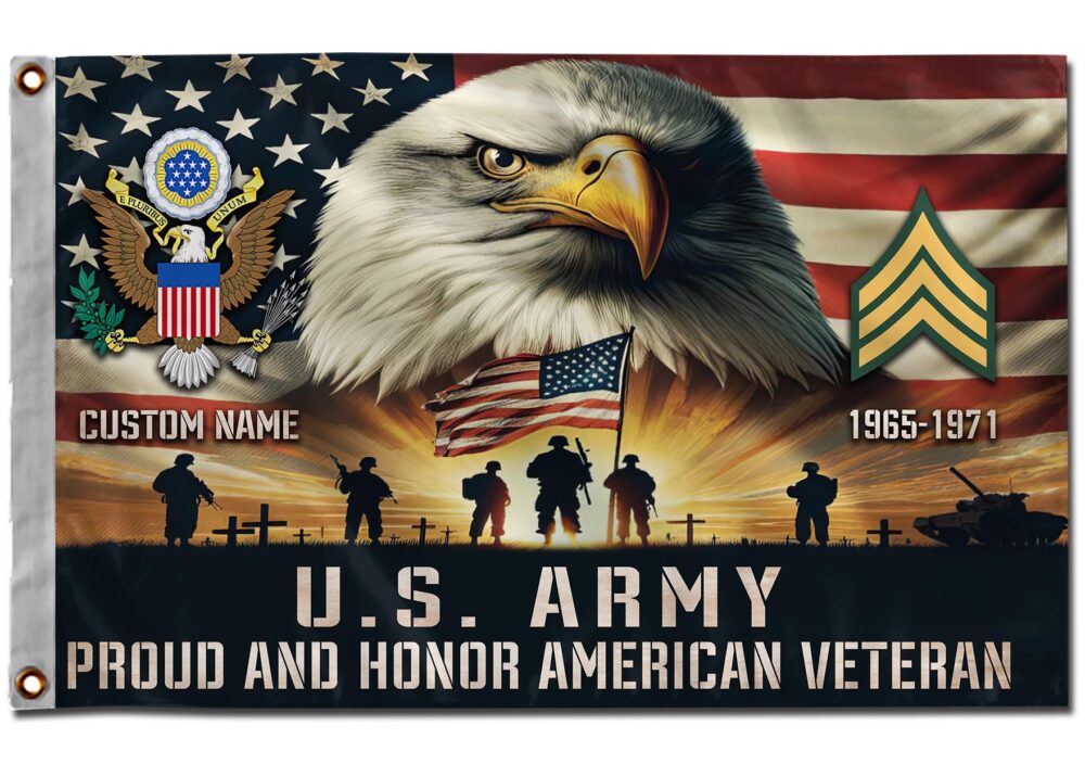 US Army, O 4 Army Major - Flying Flag 2×3 Feet(60×90 Cm) - Image 2