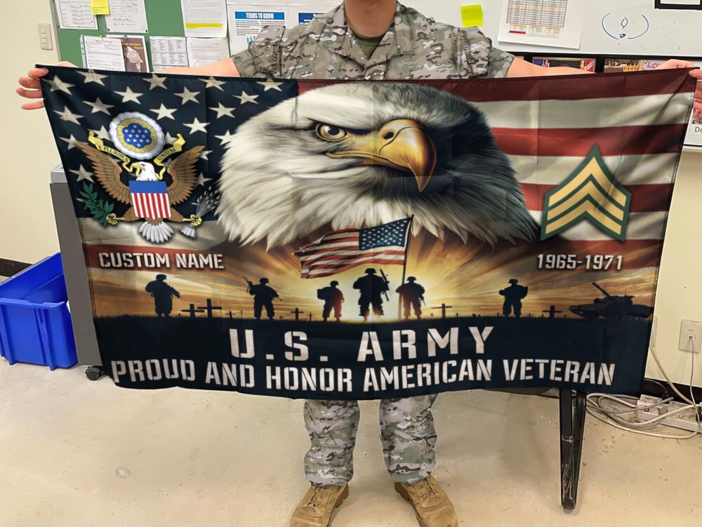 US Army, O 4 Army Major - Flying Flag 2×3 Feet(60×90 Cm) - Image 3