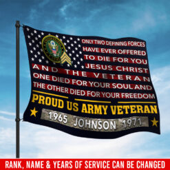 US Army, Proud To Have Served - Flying Flag 3×5 Feet(90×150 Cm)