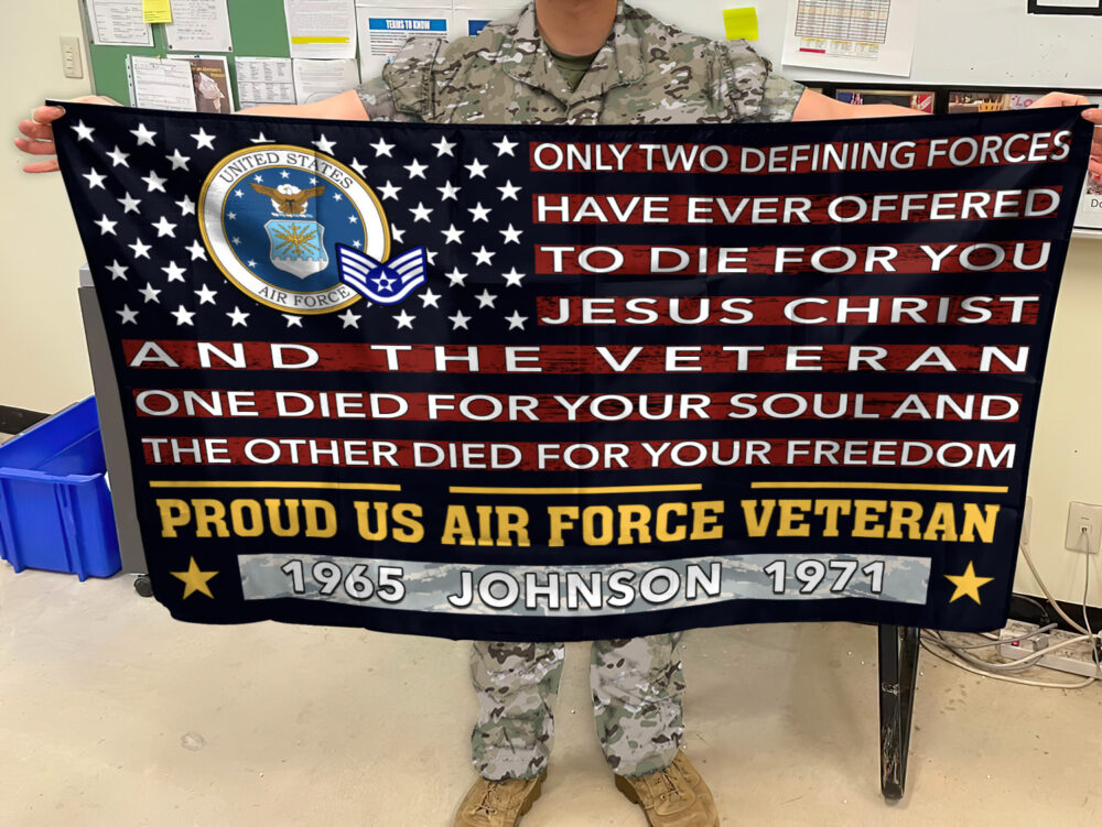 US Air Force , Land Of The Free, Because Of The Brave - Flying Flag 5×8 Feet(152×244 Cm) - Image 2