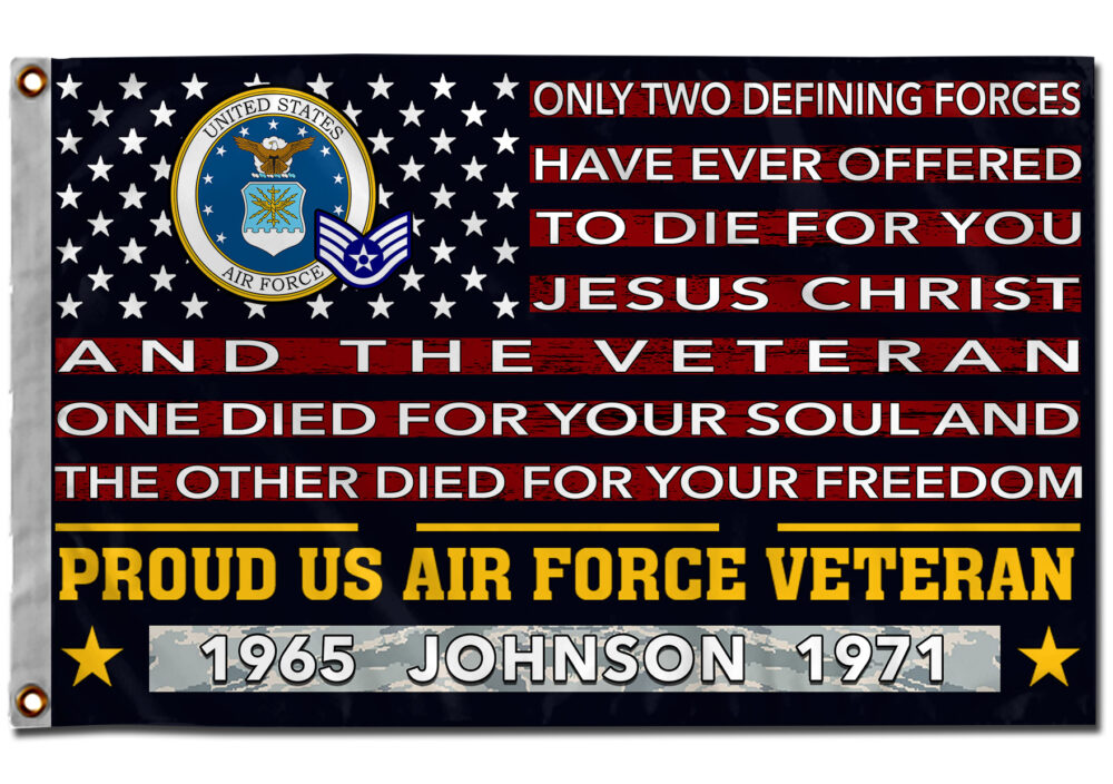 US Air Force , Land Of The Free, Because Of The Brave - Flying Flag 5×8 Feet(152×244 Cm) - Image 3
