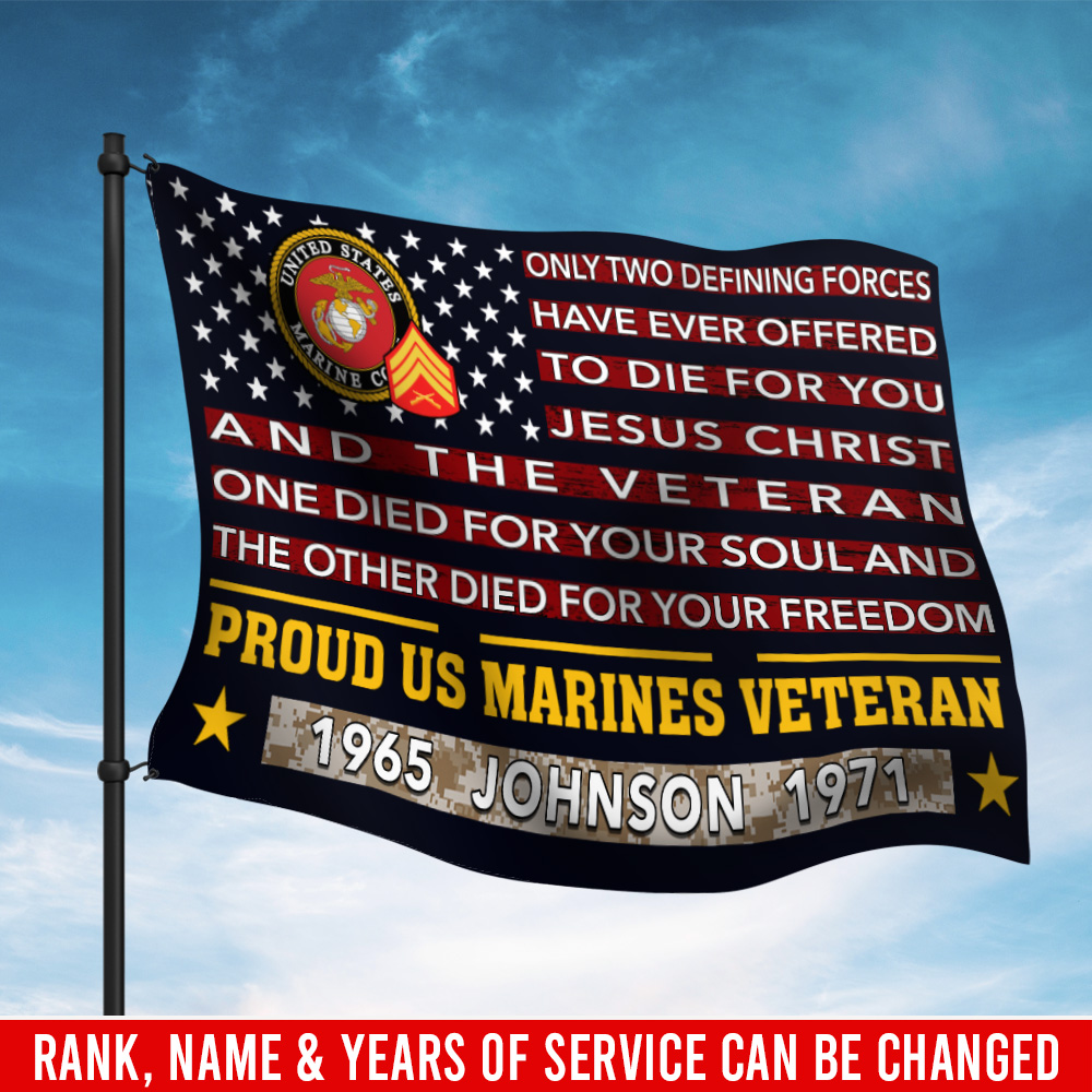 US Marine Corps, Served With Pride - Flying Flag 3×5 Feet(90×150 Cm)