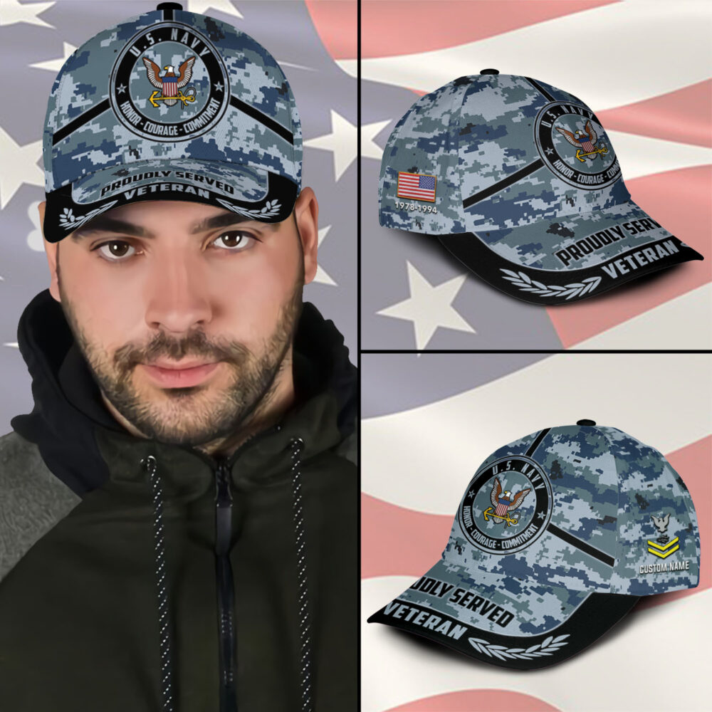 US Navy, No One Gets Left Behind - Classic Cap - Image 3