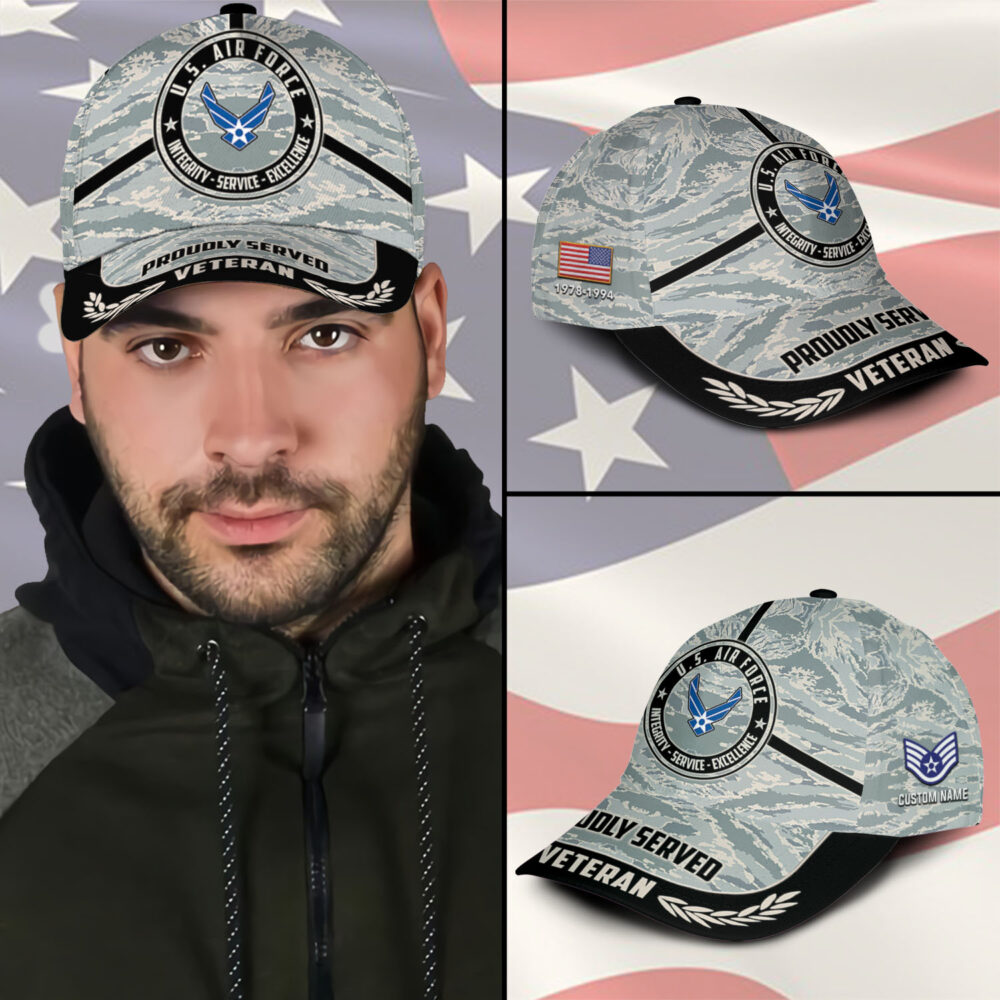US Air Force, E 6 Air Force Technical Sergeant - Classic Cap - Image 3