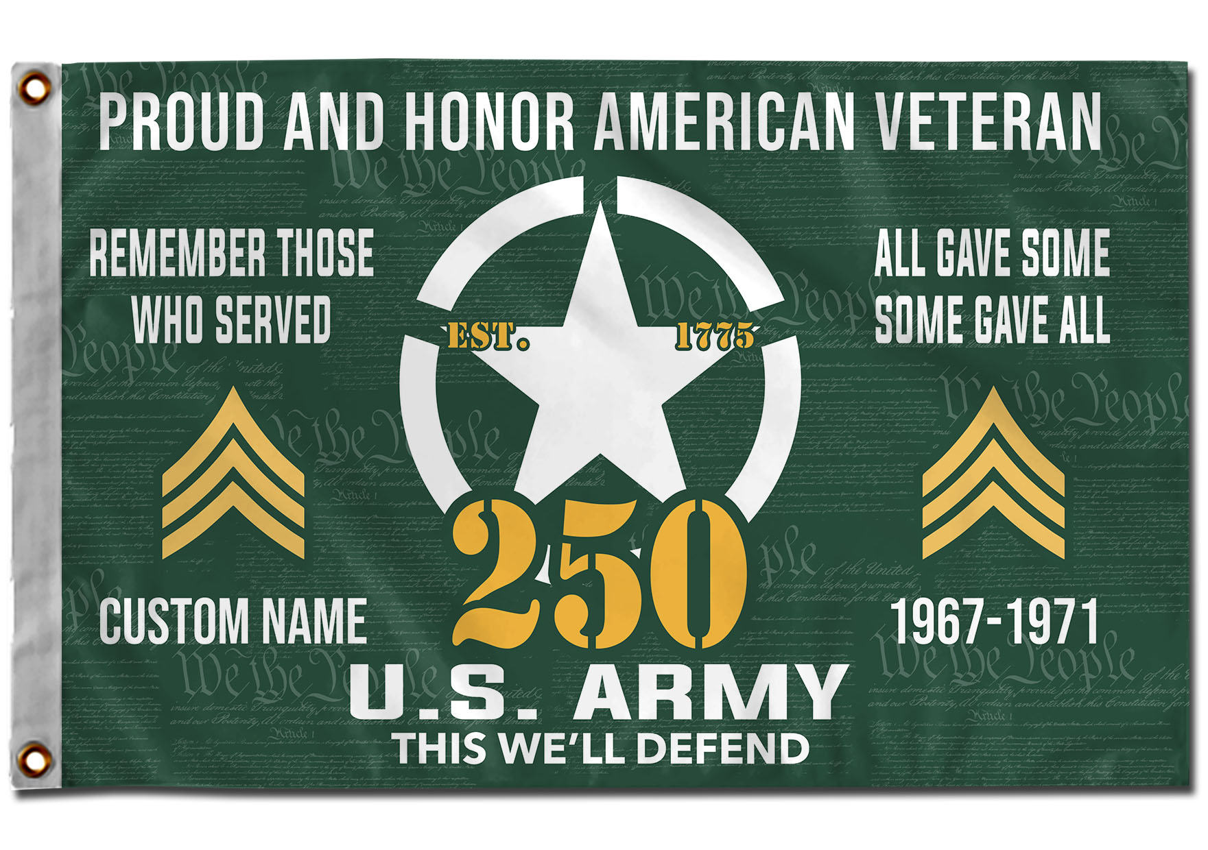 US Army, Honor The Fallen - Flying Flag 3×5 Feet(90×150 Cm) - Image 2