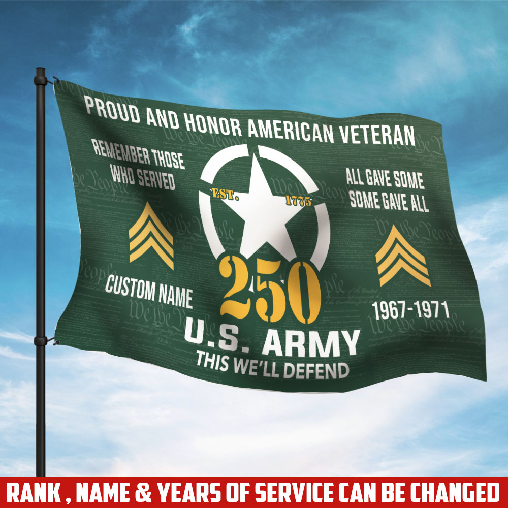 US Army, Honor The Fallen - Flying Flag 3×5 Feet(90×150 Cm)