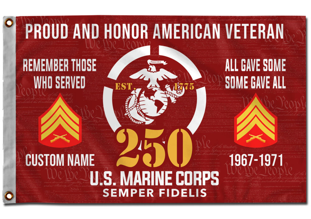 US Marine Corps, O 2 Marines First Lieutenant - Flying Flag 5×8 Feet(152×244 Cm) - Image 2