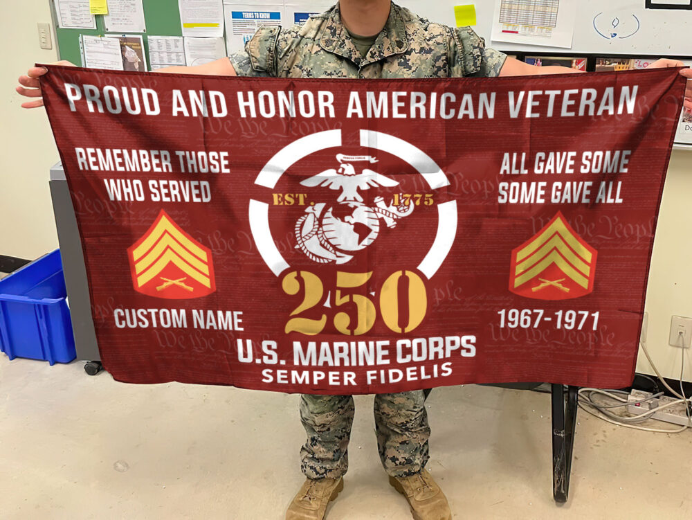 US Marine Corps, O 2 Marines First Lieutenant - Flying Flag 5×8 Feet(152×244 Cm) - Image 3