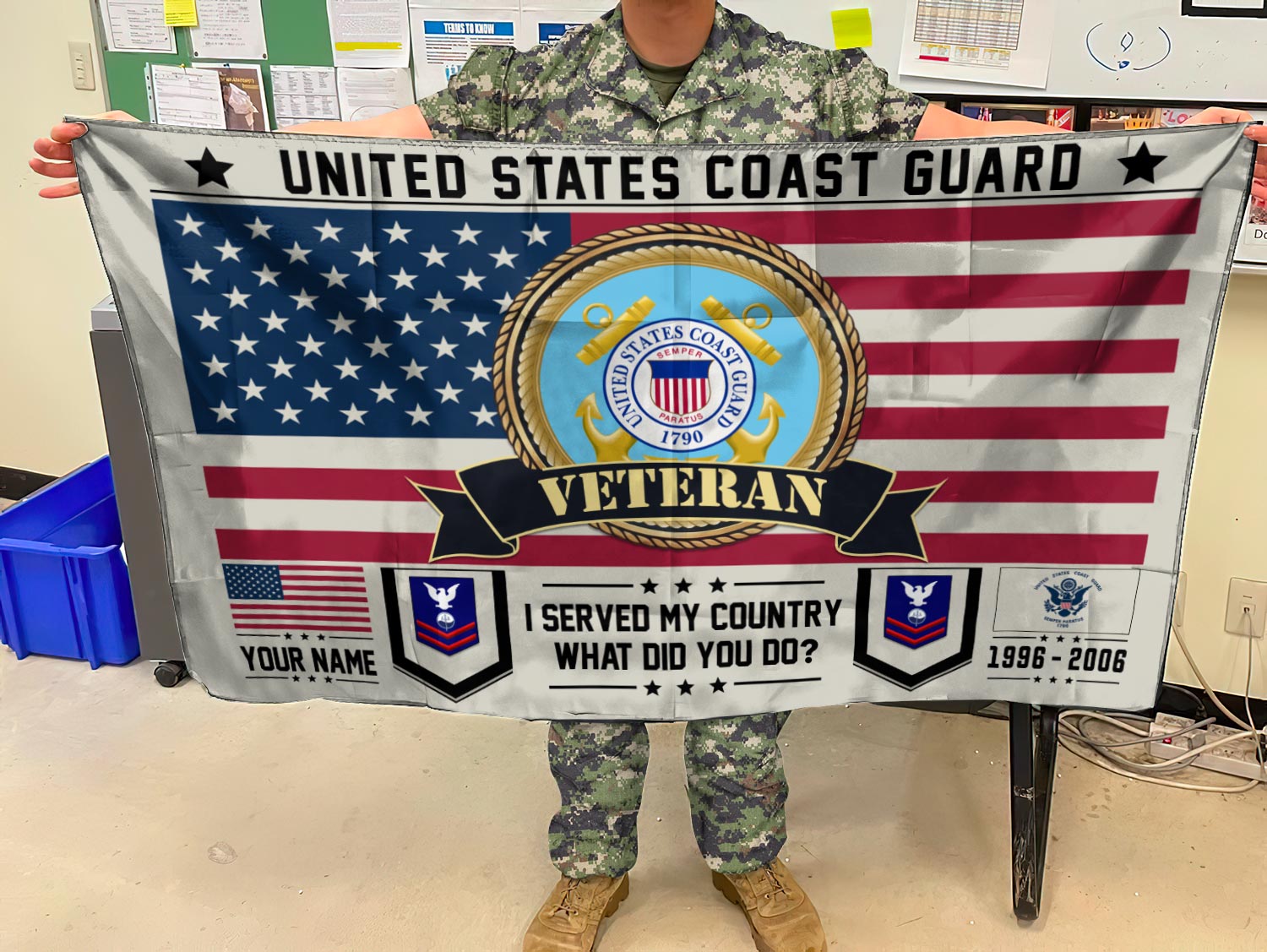 US Coast Guard, Second To None - Flying Flag 3×5 Feet(90×150 Cm) - Image 2