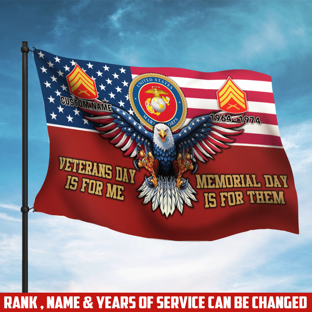 US Marine Corps, Proud To Have Served - Flying Flag 5×8 Feet(152×244 Cm)