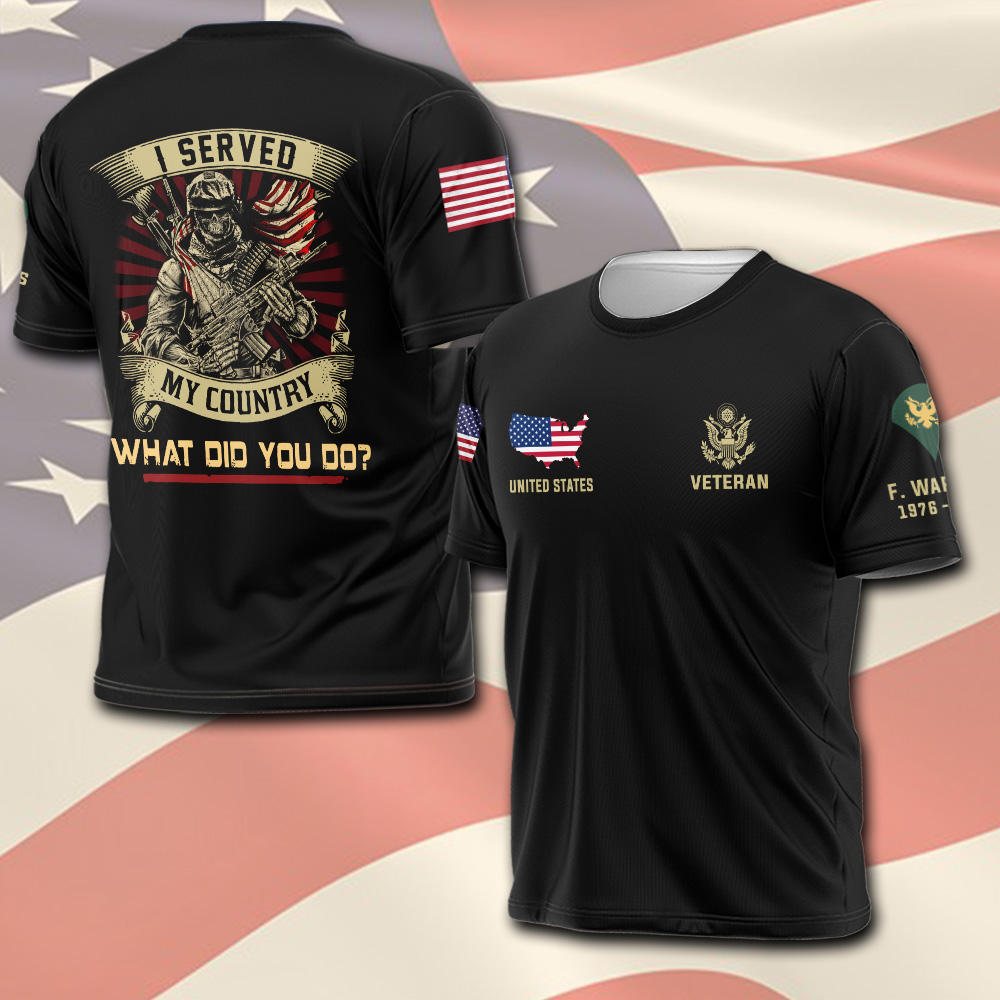 US Army - T-Shirt Size XL - THTCustom25100301