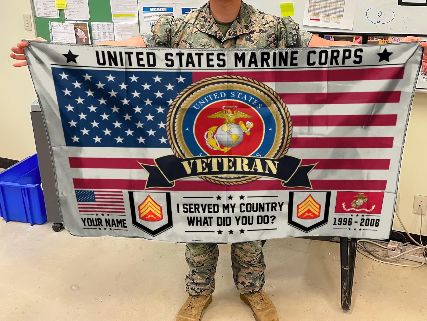 US Marine Corps, O 3 Marines Captain - Flying Flag 3×5 Feet(90×150 Cm) - Image 2
